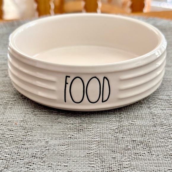 Rae Dunn FOOD Ceramic Small Pet Bowl BRAND NEW!! - Picture 1 of 3